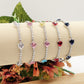 CORINNE - bracciale tennis cuori alternati con cubic zirconia