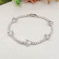 CORINNE - bracciale tennis cuori alternati con cubic zirconia