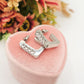 GILLIAN - ACCIAIO INOSSIDABILE ~ Orecchini squadrati con cubic zirconia