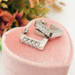 GILLIAN - ACCIAIO INOSSIDABILE ~ Orecchini squadrati con cubic zirconia