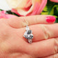 CHANTELLE ~ Anello regolabile TRILOGY con cubic zirconia a forma di cuore