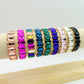 MARGOT SMALL  -Bracciale Elasticizzato con pietre sfaccettate - LUCE COLLECTION