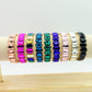 MARGOT SMALL  -Bracciale Elasticizzato con pietre sfaccettate - LUCE COLLECTION
