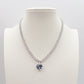 Set 3PZ CHANTELLE BIG HEART  Collier Tennis+bracciale + Orecchini pendenti