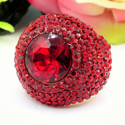 SELENE - Cocktail ring regolabile con cubic zirconia