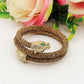 KALI ~ Bracciale snodato a pantera con cubic zirconia