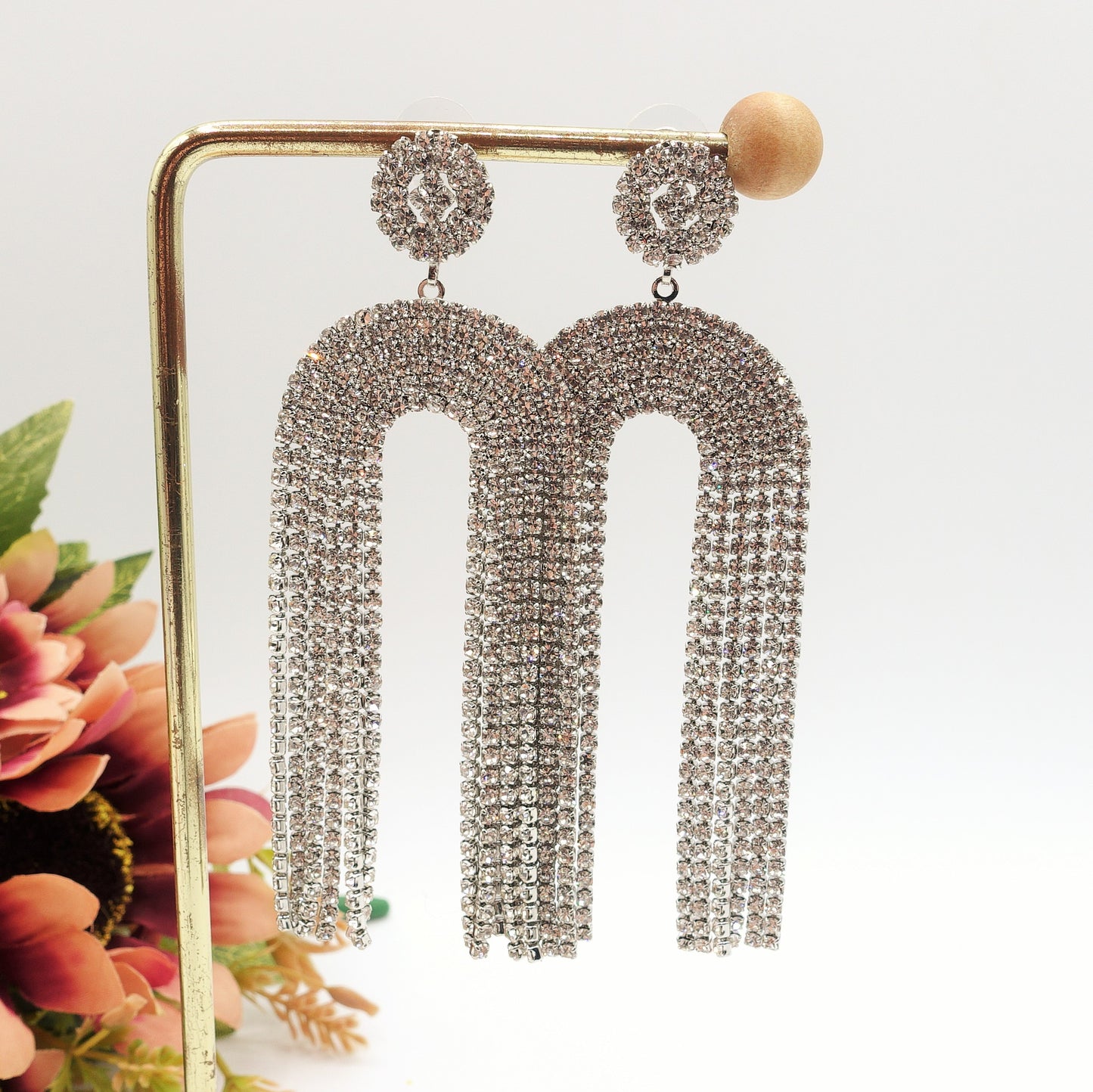 VALENCIA - Orecchini a cascata con cubic zirconia