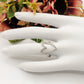 MANDY - ACCIAIO INOSSIDABILE ~ Anello regolabile con cubic zirconia a forma di cuore