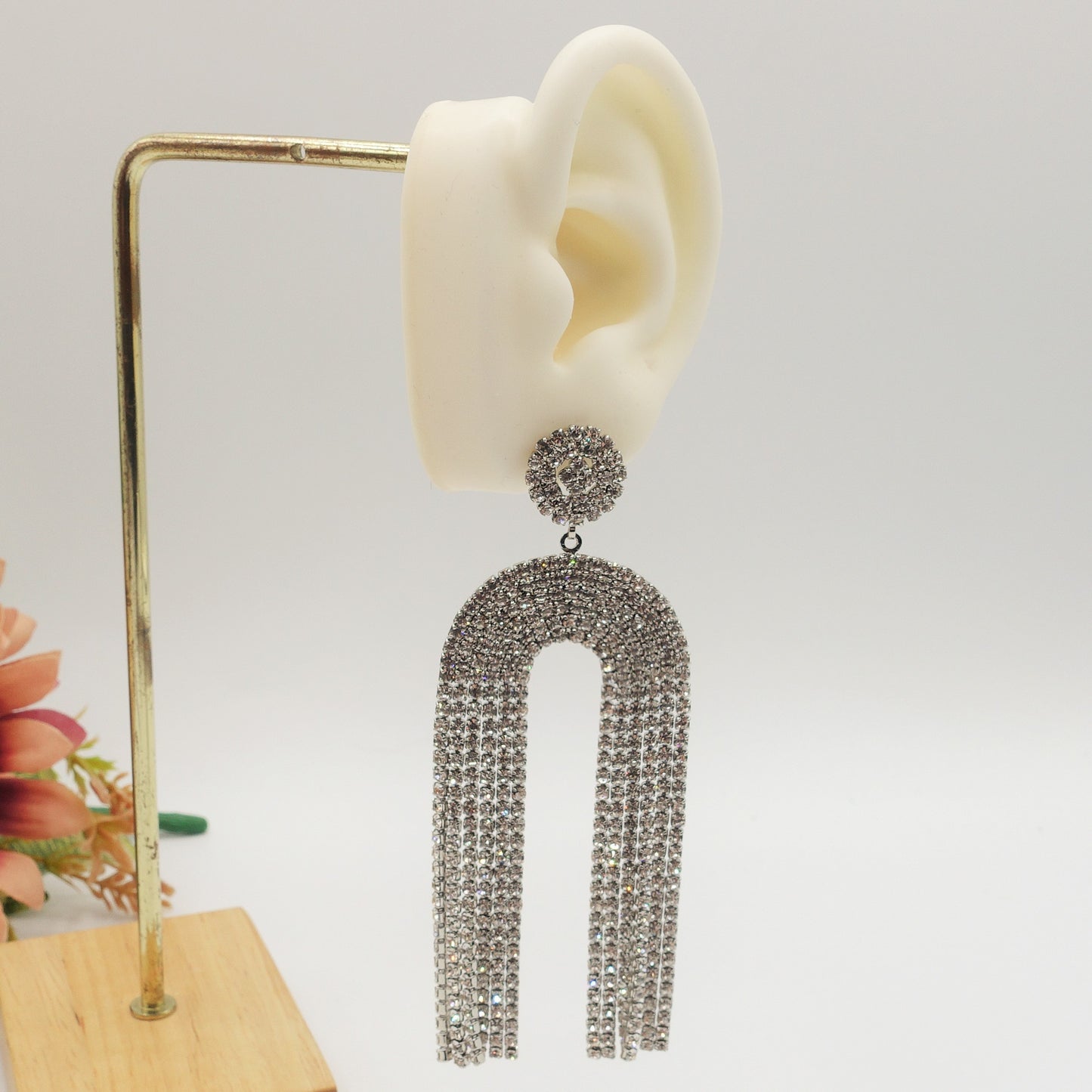 VALENCIA - Orecchini a cascata con cubic zirconia