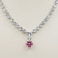 BOX CHANTELLE HEART  Collier Tennis + Orecchini pendenti