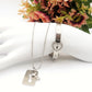 LOCKED LOVE ~ Acciaio Inossidabile - SET Bracciale lucchetto e collana