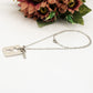 LOCKED LOVE ~ Acciaio Inossidabile - SET Bracciale lucchetto e collana