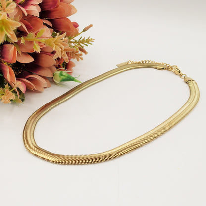 XENA ~ Collana Snake supersoft in ACCIAIO INOSSIDABILE