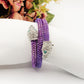 KALI ~ Bracciale snodato a pantera con cubic zirconia