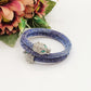 KALI ~ Bracciale snodato a pantera con cubic zirconia