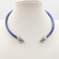 KALI CHOKER ~ Girocollo snodato a pantera con cubic zirconia