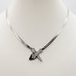 NIKITA ~ Collana snake ACCIAIO INOSSIDABILE con cubic zirconia
