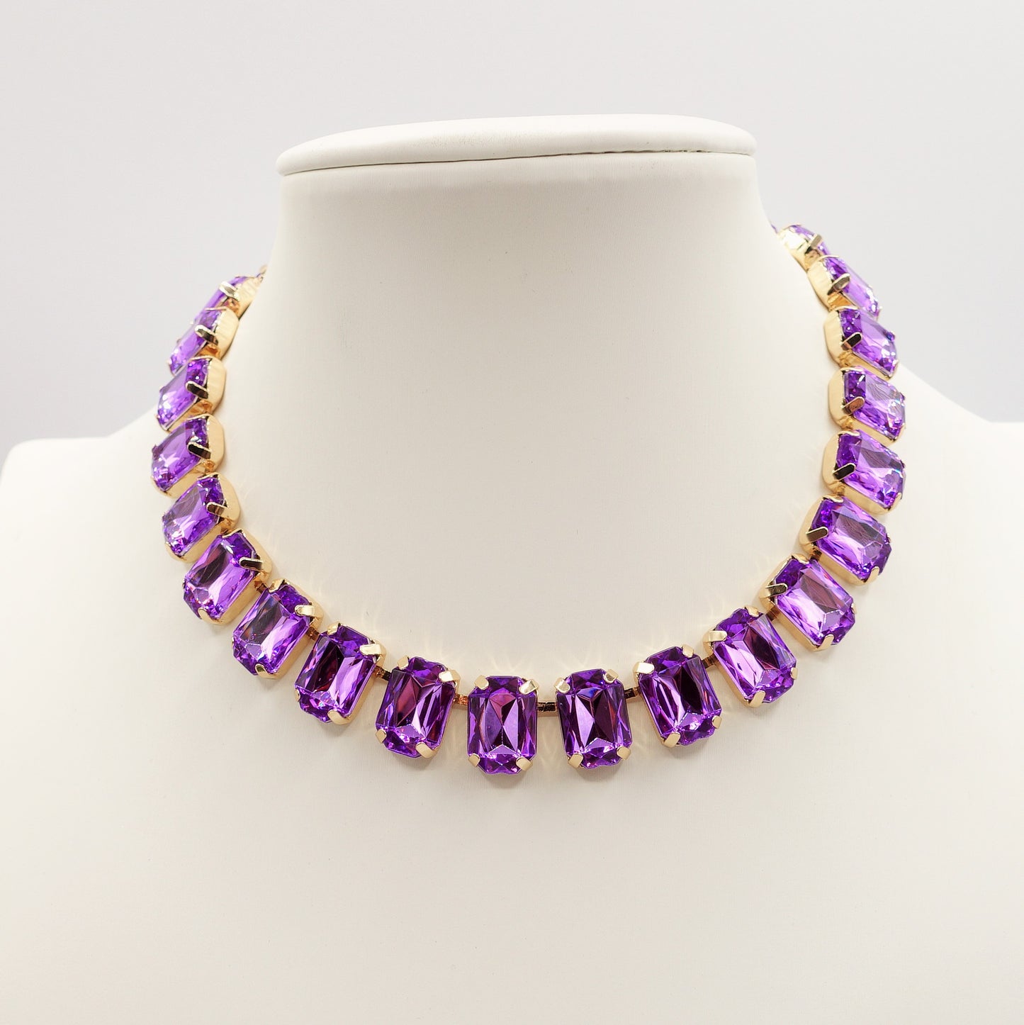 MARGOT choker con pietre sfaccettate - LUCE COLLECTION