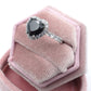 BLAIR ~ Anello a cuore con Cubic Zirconia- Regolabile