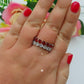 JENNY-Anello regolabile in Cubic Zirconia a forma di Cuore