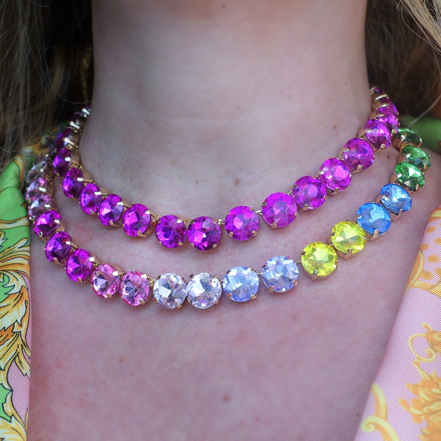 LUCE 2.0 - collier con pietre sfaccettate