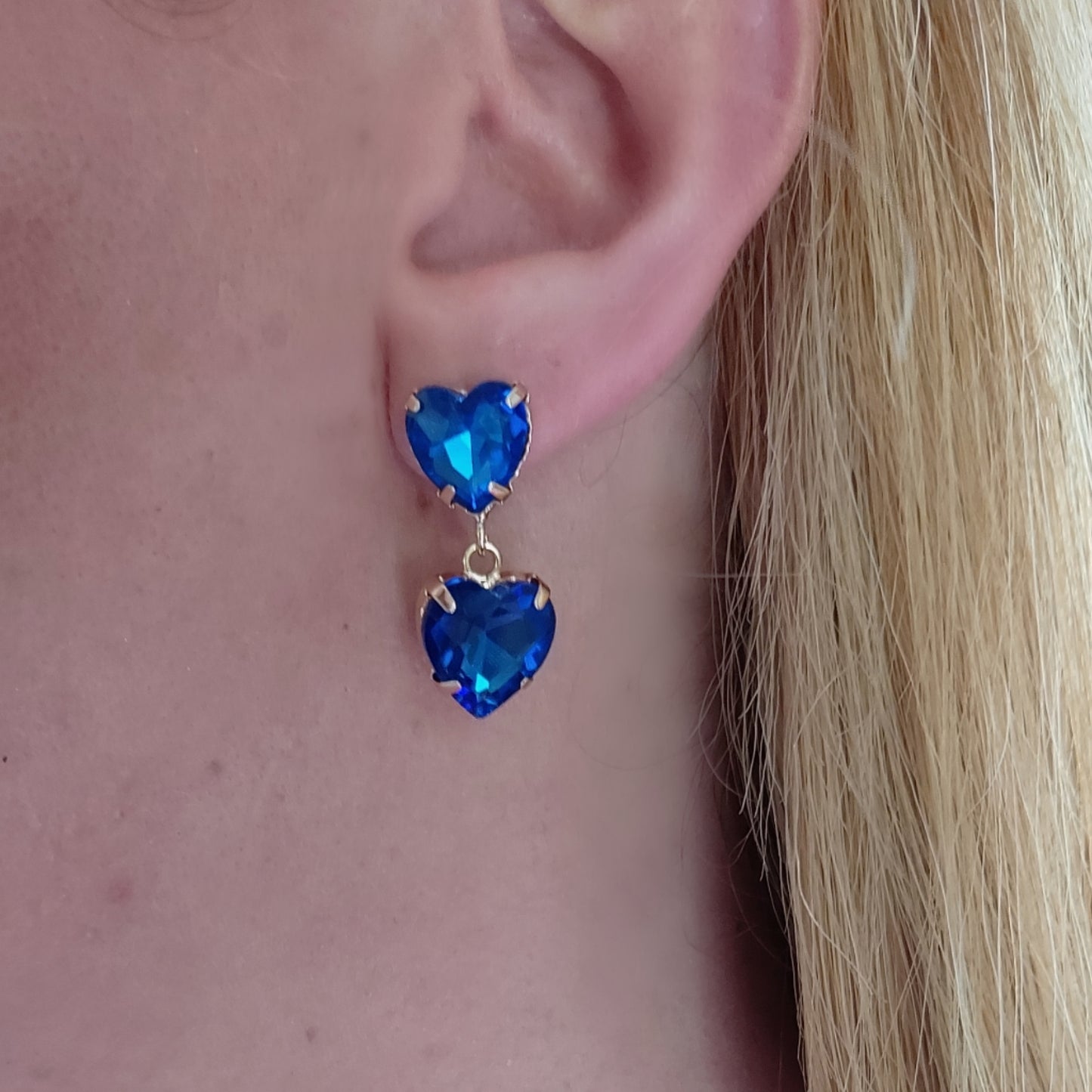 LUCE HEARTS - Orecchini con CUORI pendenti