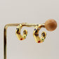 PHOENIX - ACCIAIO INOSSIDABILE ~ Orecchini cerchi chunky rainbow