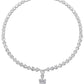 CHANTELLE HEART - col.crystal -  Collier Tennis - Collana con Cubic Zirconia a forma di cuore e pendente