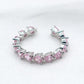 JENNY-Anello regolabile in Cubic Zirconia a forma di Cuore