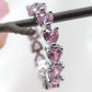 JENNY-Anello regolabile in Cubic Zirconia a forma di Cuore