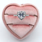 BLAIR ~ Anello a cuore con Cubic Zirconia- Regolabile