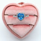 BLAIR ~ Anello a cuore con Cubic Zirconia- Regolabile
