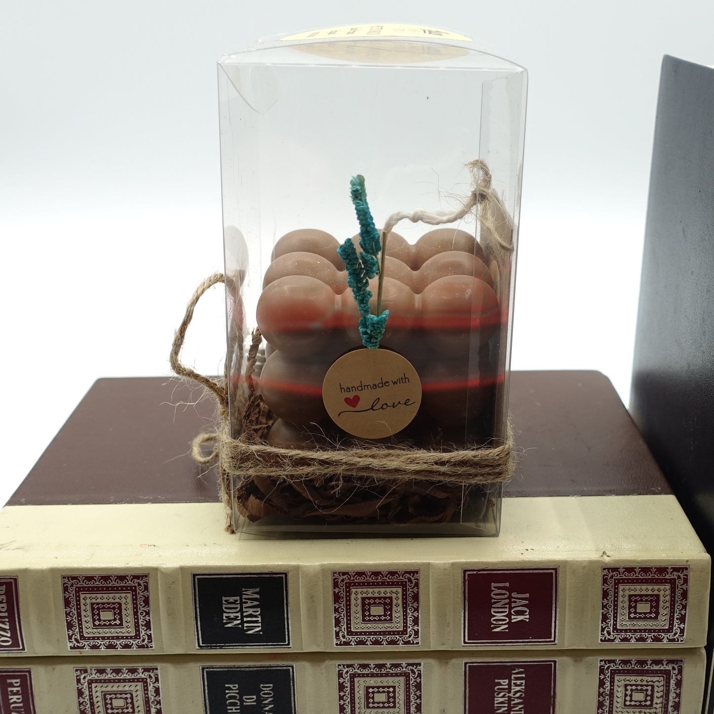 Andromeda ~ bubbles cube candle