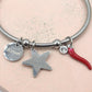 EMMA~ Bracciale magnetico con ciondoli in ACCIAIO INOSSIDABILE