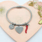 EMMA~ Bracciale magnetico con ciondoli in ACCIAIO INOSSIDABILE