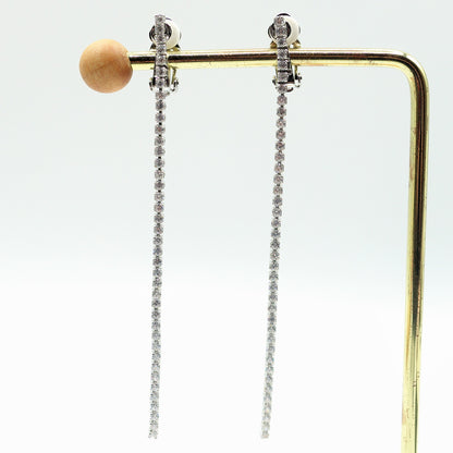 HOLLY~ orecchini a clip con cubic zirconia