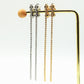 HOLLY~ orecchini a clip con cubic zirconia
