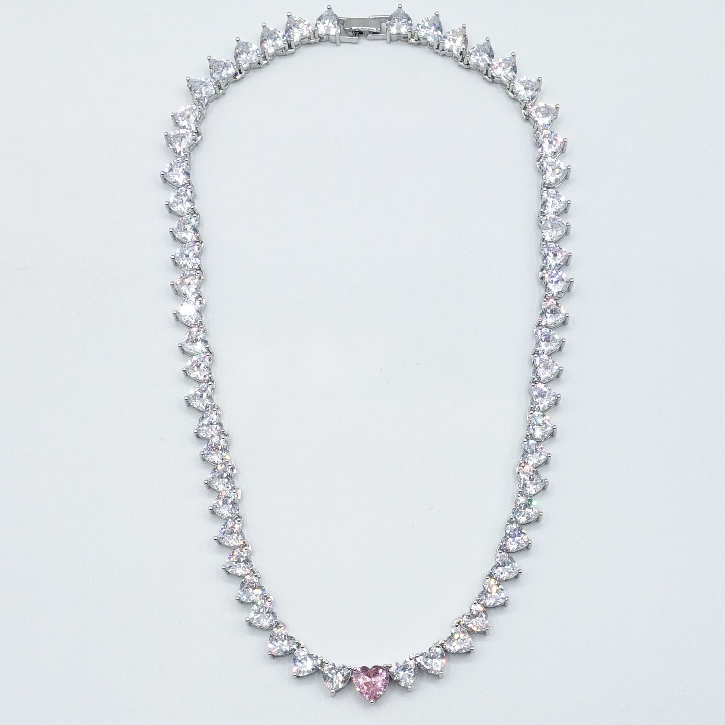 CHERIE - THE PINK DREAM BOX - SET  abbinato  Collier cubic zirconia forma di cuore