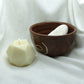 Alba ~ Geometric faceted round candle