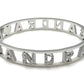"IL MIO NOME"-BRACCIALE A MANETTA IN ACCIAIO INOSSIDABILE E ZIRCONI