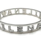 "IL MIO NOME"-BRACCIALE A MANETTA IN ACCIAIO INOSSIDABILE E ZIRCONI